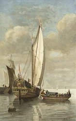 Die Yacht von Prinz Wilhelm III.